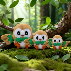 3 Sizes Pokemon Rowlet Cartoon Anime Plush Toy Doll