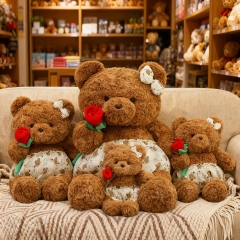 4 Sizes Teddy Bear Cartoon Anime Plush Toy Doll