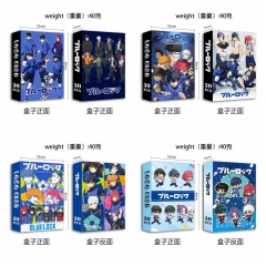 4 Styles 30PCS/SET Blue Lock Cartoon Anime Lomo Card
