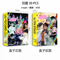 -异形舞台- 动漫周边新款30张双面小卡 盒装高清照片卡书签写真卡lomo卡