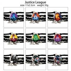 9 Styles Justice League Cartoon Anime Bracelet Wristband