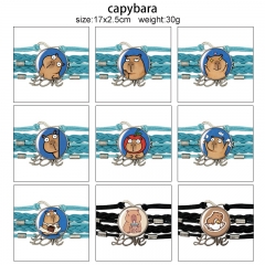 10 Styles Capybara Cartoon Anime Bracelet Wristband