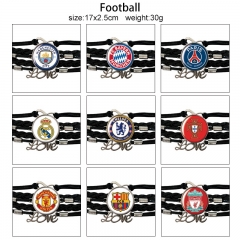 9 Styles Football Star Cartoon Anime Bracelet Wristband
