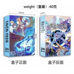 葬送的芙莉莲 动漫周边新款30张双面小卡 盒装高清照片卡书签写真卡lomo卡
