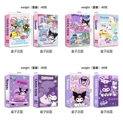 三丽鸥- 动漫周边新款30张双面小卡 盒装高清照片卡书签写真卡lomo卡