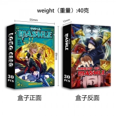 物理魔法使马修 动漫周边新款30张双面小卡 盒装高清照片卡书签写真卡lomo卡