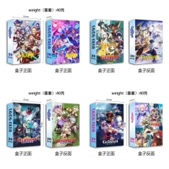 元神 动漫周边新款30张双面小卡 盒装高清照片卡书签写真卡lomo卡