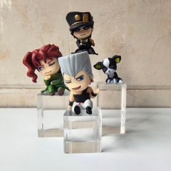 4PCS/SET 6cm JoJo's Bizarre Adventure Cartoon Character Anime PVC Figure