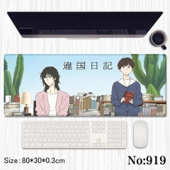 鼠标垫 他国日记 80*30*0.3cm