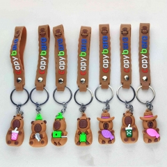 38 Styles Capybara Cartoon PVC Anime Keychain
