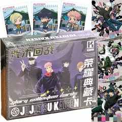 Jujutsu Kaisen Cartoon Anime Card Packs Booster Pack Paper Cards