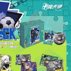 Blue Lock Cartoon Anime Card Packs Booster Pack Paper Cards