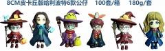 8CM皮卡丘版哈利波特6款公仔
