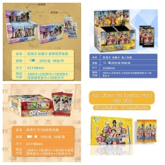 3 Styles One Piece Cartoon Anime Card Packs Booster Pack Paper Cards