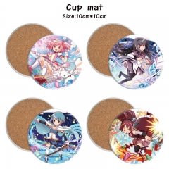 魔法少女小圆 动漫陶瓷吸水隔热杯垫（5个起批）