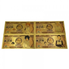 约定的梦幻岛纪念钞 金钞 塑料币 金箔钞