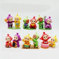 12PCS/SET 7CM Teletubbies Cartoon Anime PVC Figures