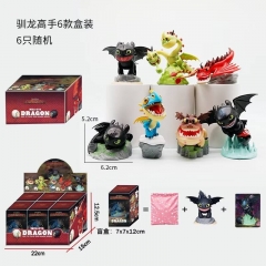 6PCS/SET How to Train Your Dragon Cartoon Anime PVC Figures