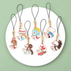 7 Styles Pokemon Cartoon Anime Alloy Phone Strap