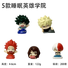 OPP Bag）5PCS/SET 4-6cm My Hero Academia Cartoon Anime PVC Figures