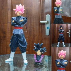 30-31cm Dragon Ball Z Black Goku Cartoon Anime Resin Figure