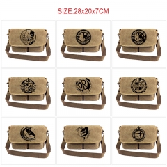 10 Styles Danganronpa: Trigger Happy Havoc Cartoon Anime Canvas Crossbody Bag