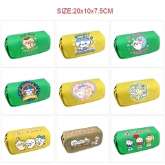 10 Styles Chiikawa Cartoon Pencil Bag Anime Canvas Pencil Box