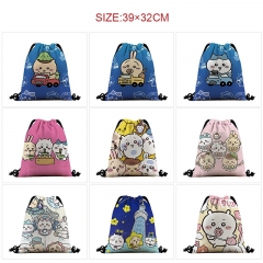 10 Styles Chiikawa Cartoon Anime Drawstring Bag