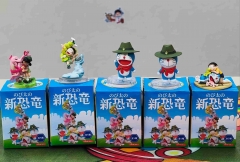 5PCS/SET 5cm Doraemon Cartoon Anime PVC Figure