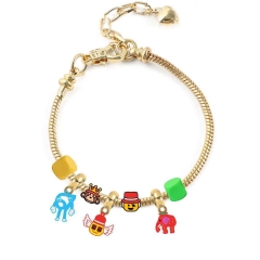 Steal a Brainrot Cartoon Anime Alloy Bracelet