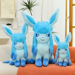 3 Sizes Pokemon Glaceon Cartoon Cute Anime Plush Toy Doll