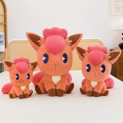 3 Sizes Pokemon Vulpix Cartoon Cute Anime Plush Toy Doll