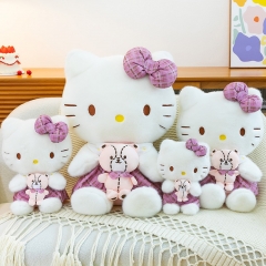 3 Sizes Hello Kitty Cartoon Cute Anime Plush Toy Doll
