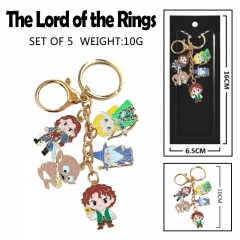 The Lord of the Rings Cartoon Anime Alloy Keychain