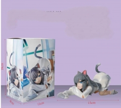 趴姿甘城猫猫，长15CM,158克