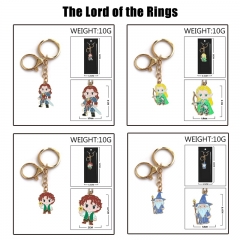5 Styles The Lord of the Rings Cartoon Anime Alloy Keychain