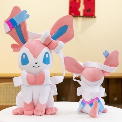 4 Sizes Pokemon Sylveon Cartoon Cute Anime Plush Toy Doll