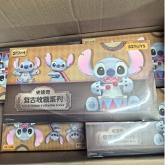 52TOYS史迪奇复古收藏系列盲盒周边公仔桌面摆件女生生日礼物玩具