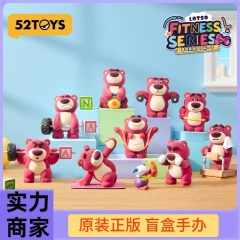 3 Styles 8PCS/Box Disney Lots-o'-Huggin' Bear Cartoon Surprise Blind Box Anime PVC Figures