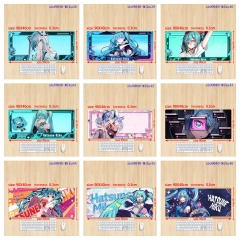 90*40*0.3CM 10 Styles Hatsune Miku Cartoon Anime Mouse Pad