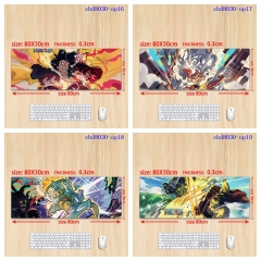 80*30*0.3CM 5 Styles One Piece Cartoon Anime Mouse Pad