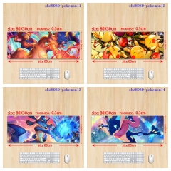 80*30*0.3CM 6 Styles Pokemon Cartoon Anime Mouse Pad
