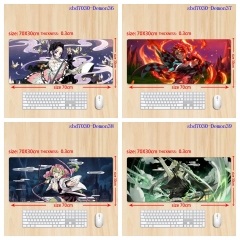 70*30*0.3CM 5 Styles Demon Slayer: Kimetsu no Yaiba Cartoon Anime Mouse Pad