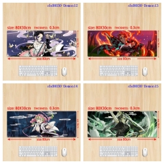 80*30*0.3CM 5 Styles Demon Slayer: Kimetsu no Yaiba Cartoon Anime Mouse Pad