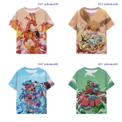 宠物小精灵pokemon 牛奶丝T恤