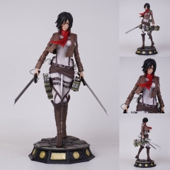30CM Attack on Titan/Shingeki No Kyojin Mikasa·Ackerman Cartoon Anime PVC Figure Doll Toys