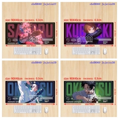 90*40*0.3CM 5 Styles Jujutsu Kaisen Cartoon Anime Mouse Pad