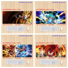70*30*0.3CM 5 Styles Dragon Ball Z Cartoon Anime Mouse Pad
