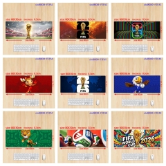 80*30*0.3CM 10 Styles FIFA World Cup Cartoon Anime Mouse Pad