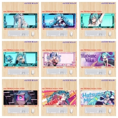 70*30*0.3CM 10 Styles Hatsune Miku Cartoon Anime Mouse Pad